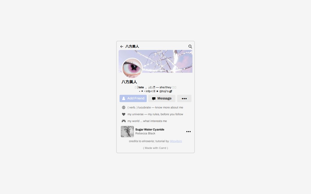 Carrd profile picture for @marten